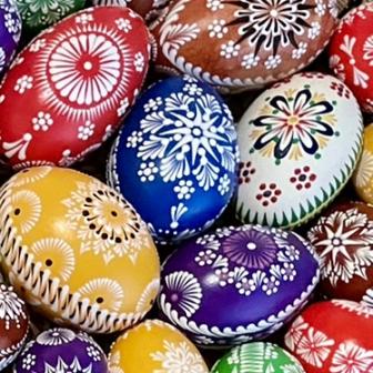 Dejte vejce malované, výstava kraslic v Městském muzeu Velvary